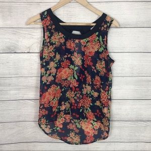 🌸dELiA*s Floral Tank Blouse